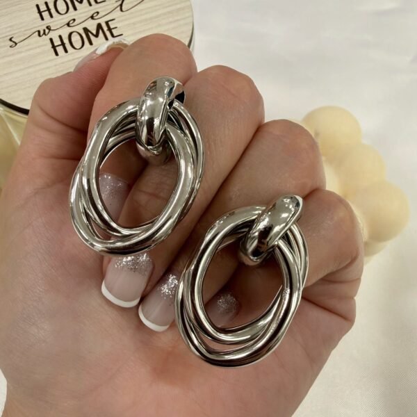 aros plateados mod A