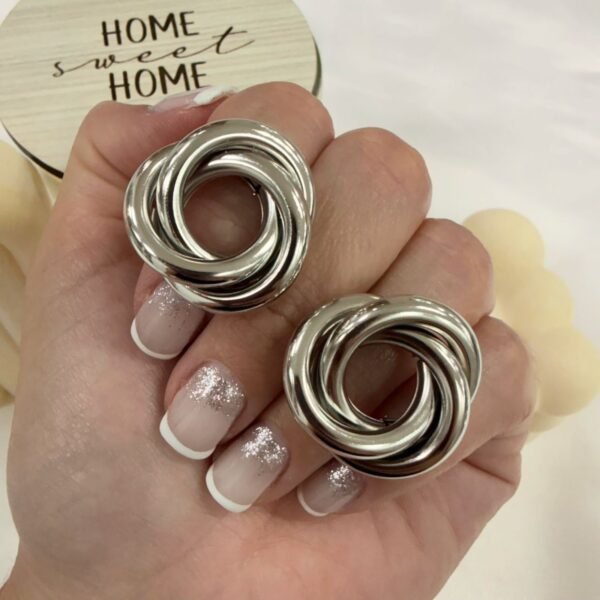 aros plateados mod F