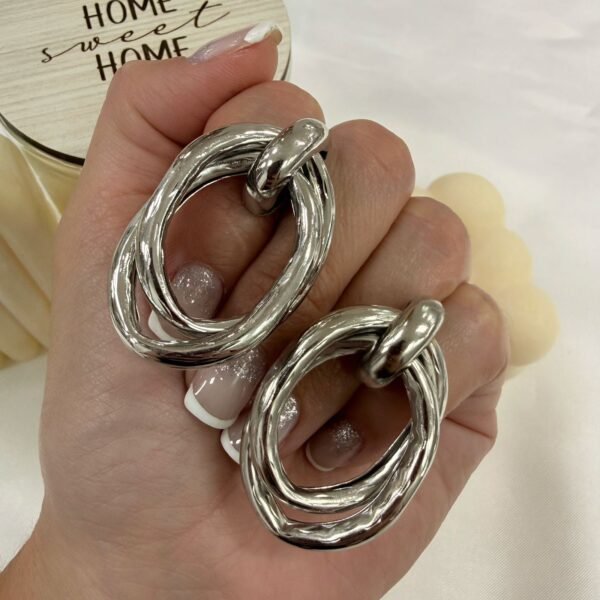 aros plateados mod H