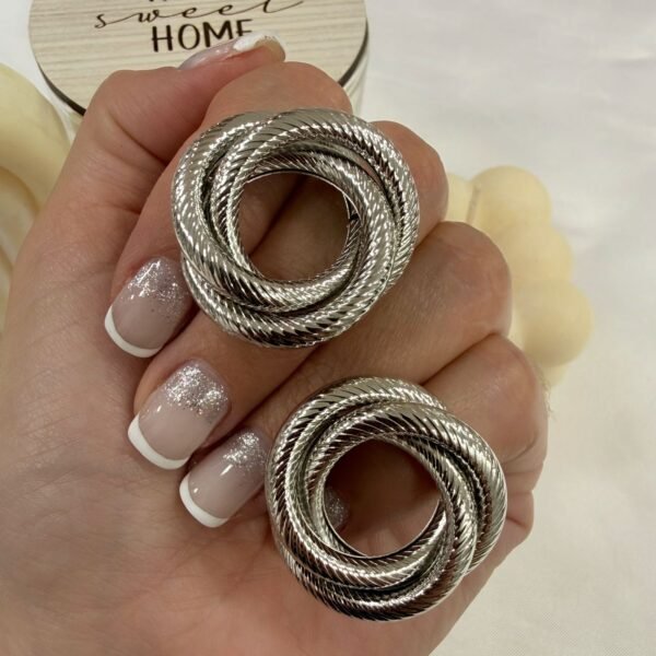 aros plateados mod G