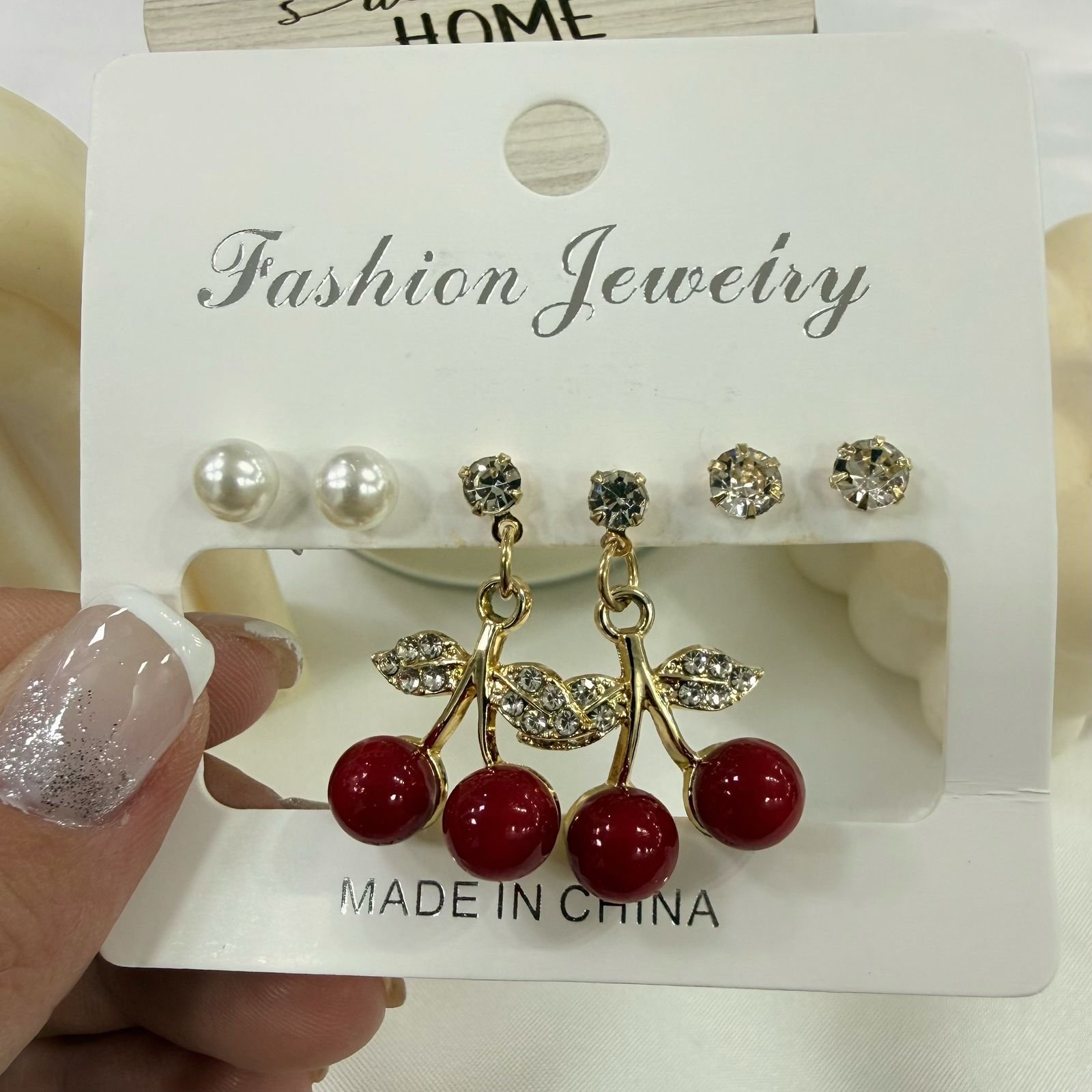 aros dorados pack x 3 pares mod cherry mod 3 (modelos varios) - Image 11