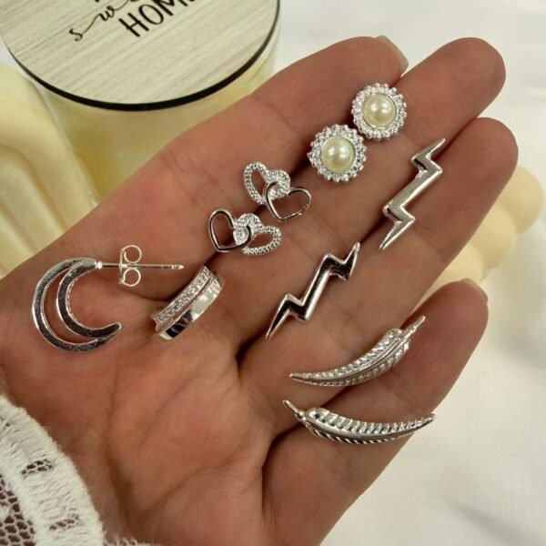 0a kit x 5 pares aros riu 18