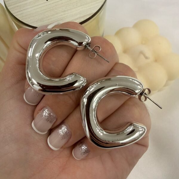 aros plateados inflados mod G