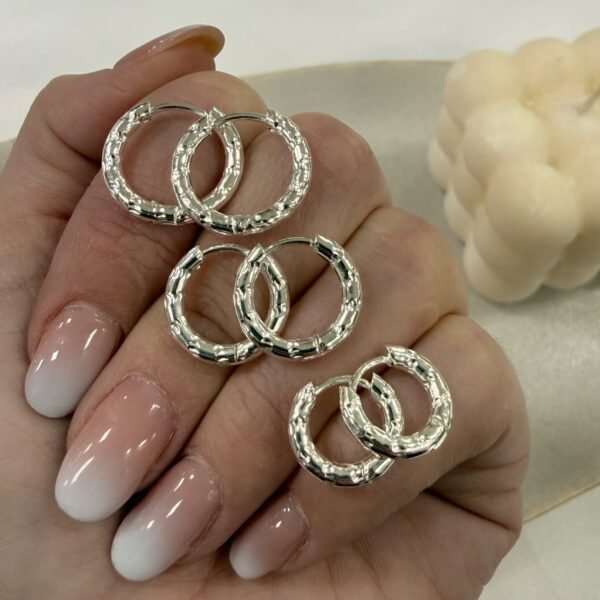 a alfi set x 3 pares argollas distintos  tamaños mod A