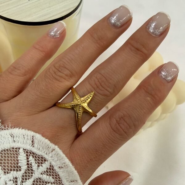 anillo a abud 30 regulable dorado