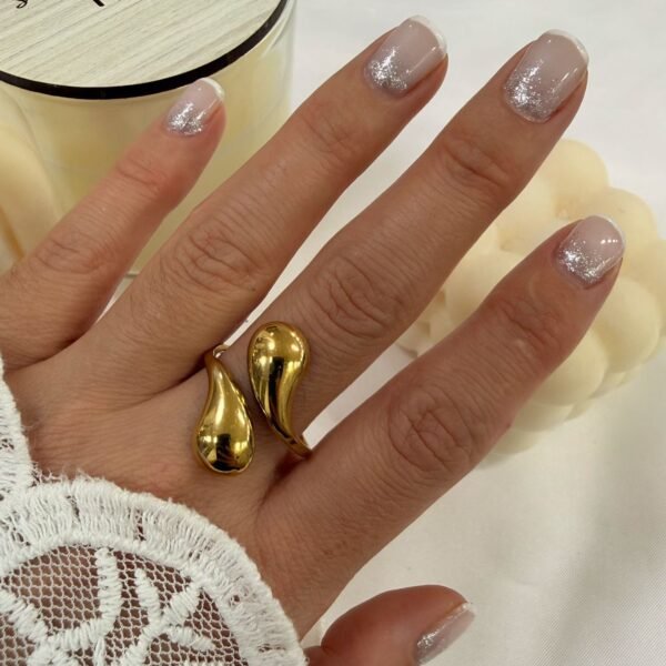 anillo a abud 48 regulable dorado