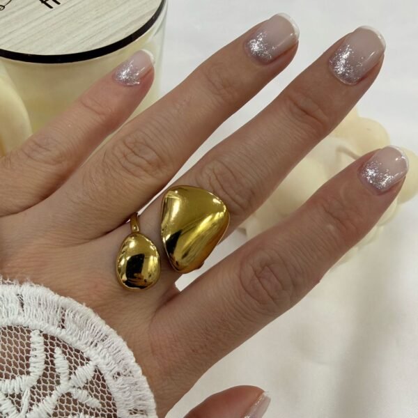 anillo a abud 1 regulable dorado