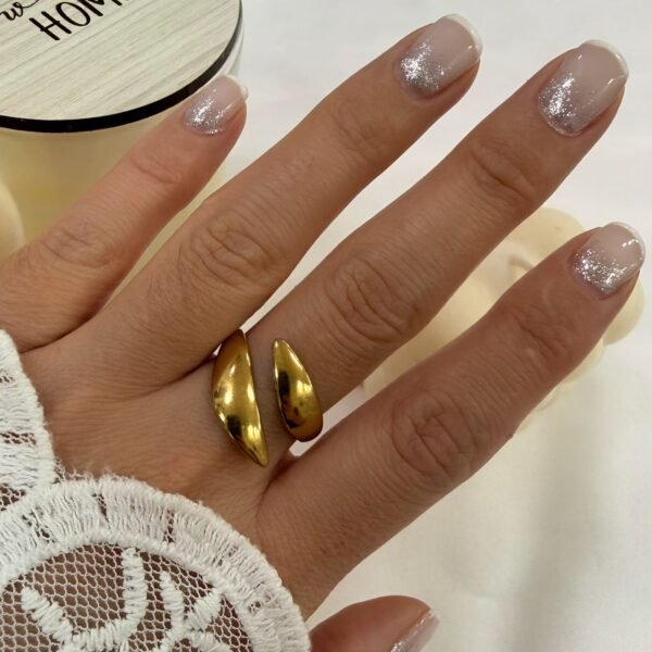 anillo a abud 2 regulable dorado