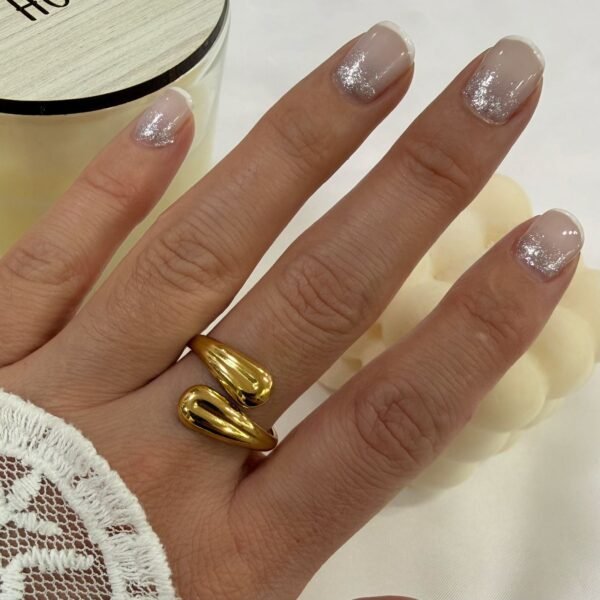 anillo a abud 23 regulable dorado