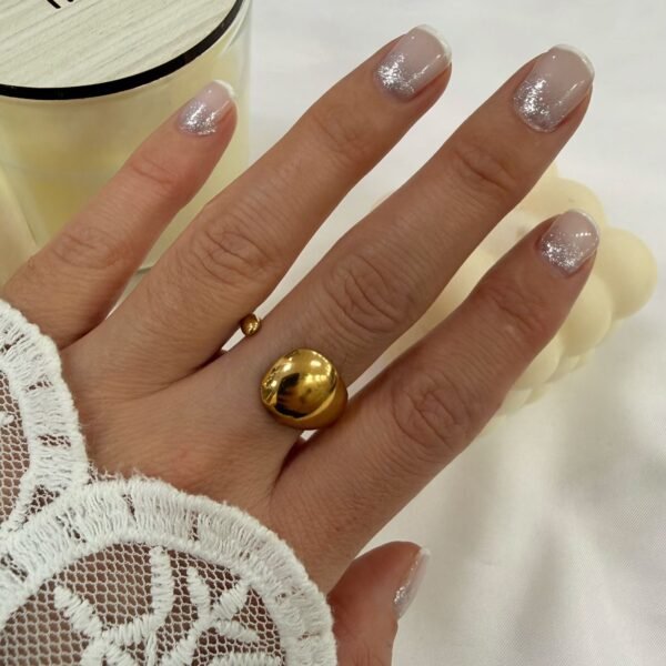 anillo a abud 31 regulable dorado