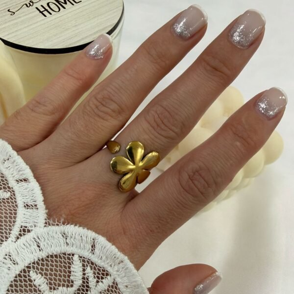 anillo a abud 26 regulable dorado