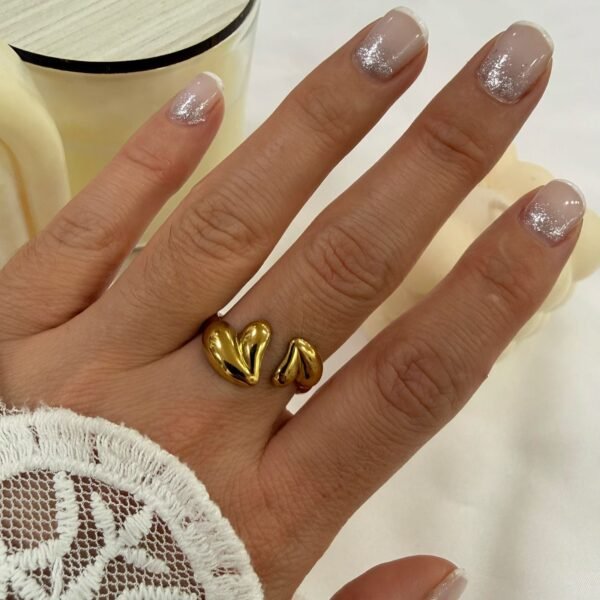 anillo a abud 3 regulable dorado