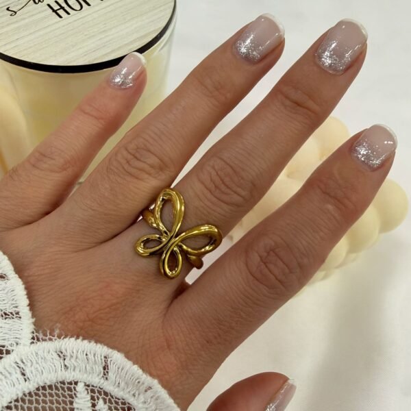 anillo a abud 25 regulable dorado