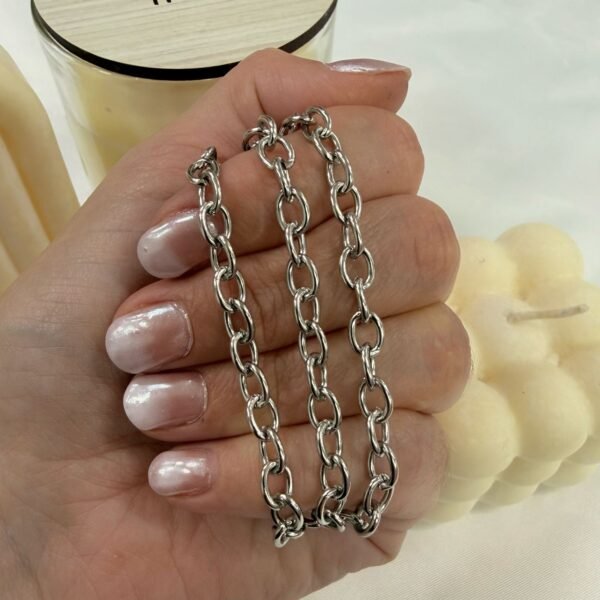 Cadena forcet redonda x 50cm a.q