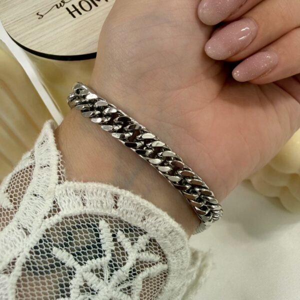 a Pulsera grumet diamantada hombre a.q