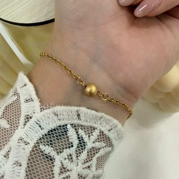 pulseras doradas mod M