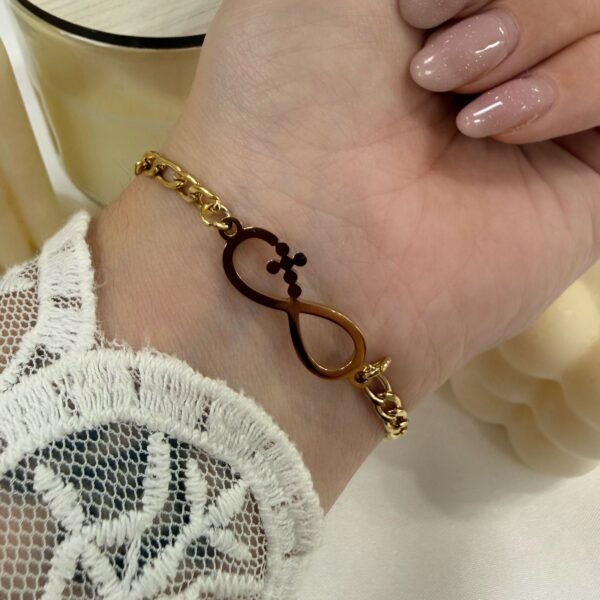 pulseras doradas mod L