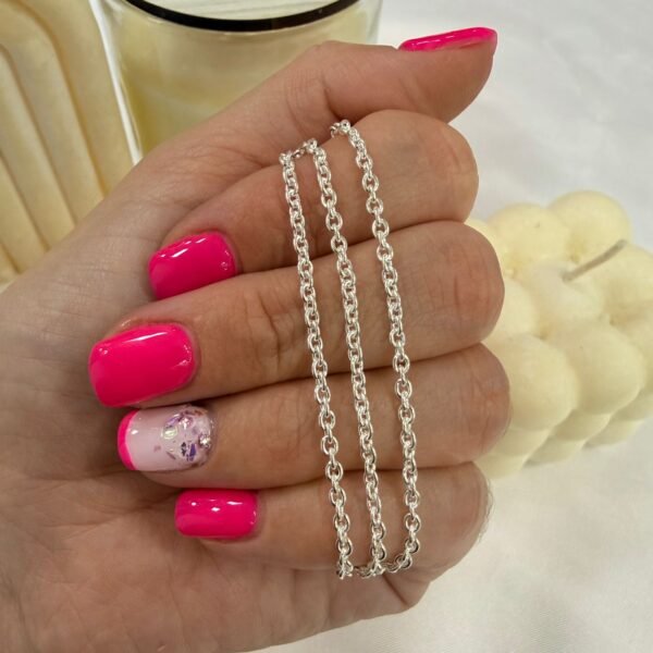 Cadena espejito redonda x 45cm