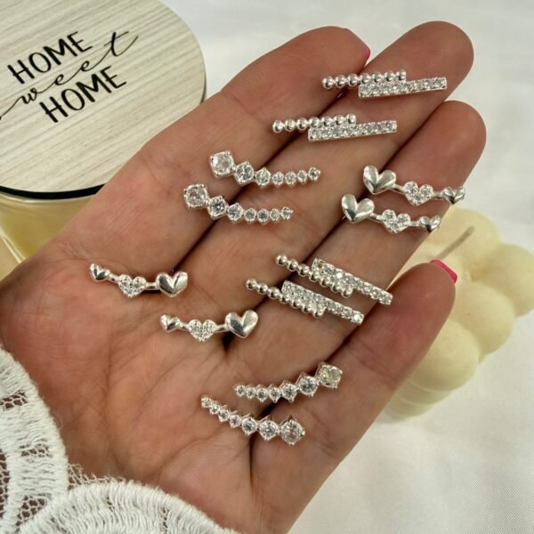 a kit x 6 pares aros trepadores cubics PF