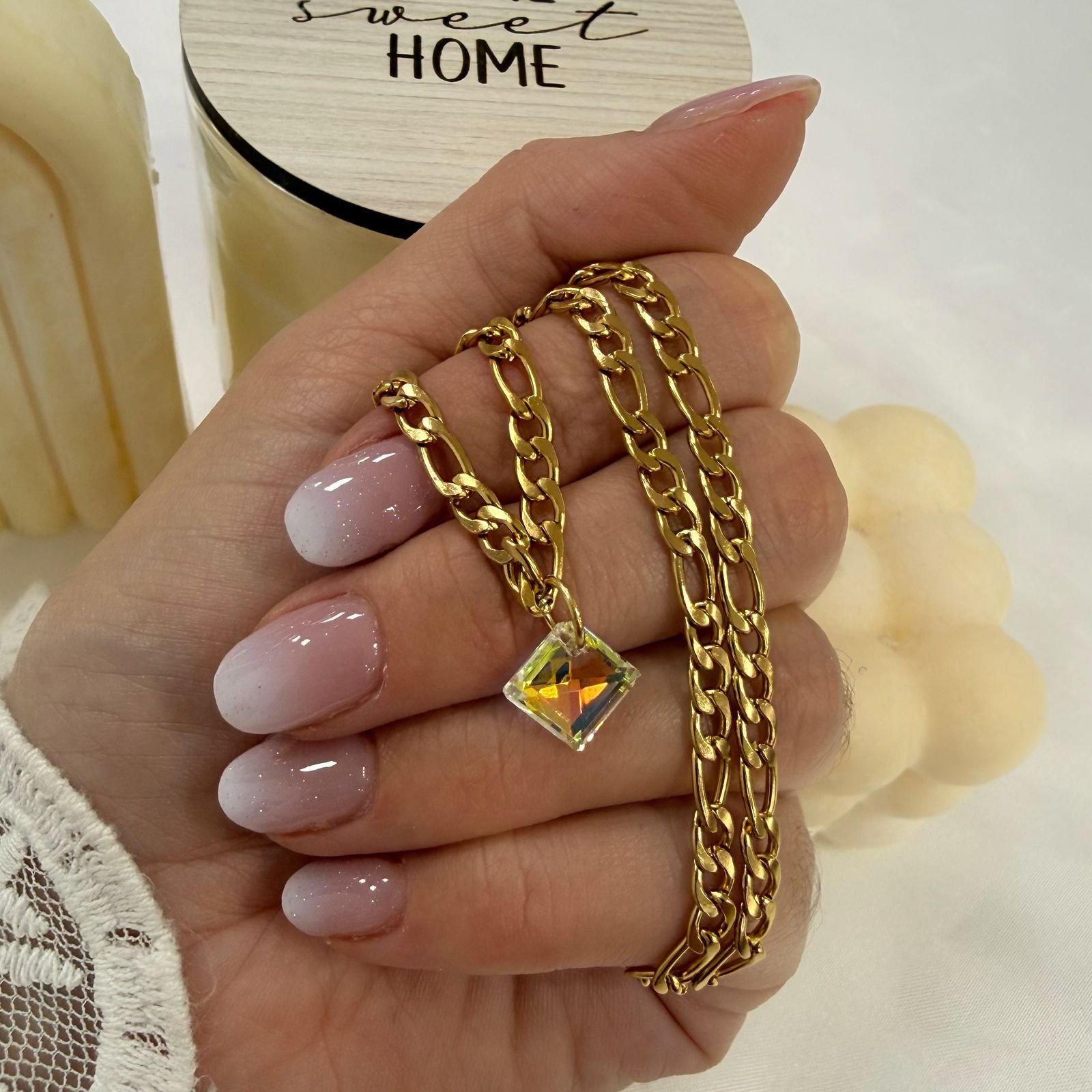 conjunto 3x1 con cubic cuadrado dorado - Image 7