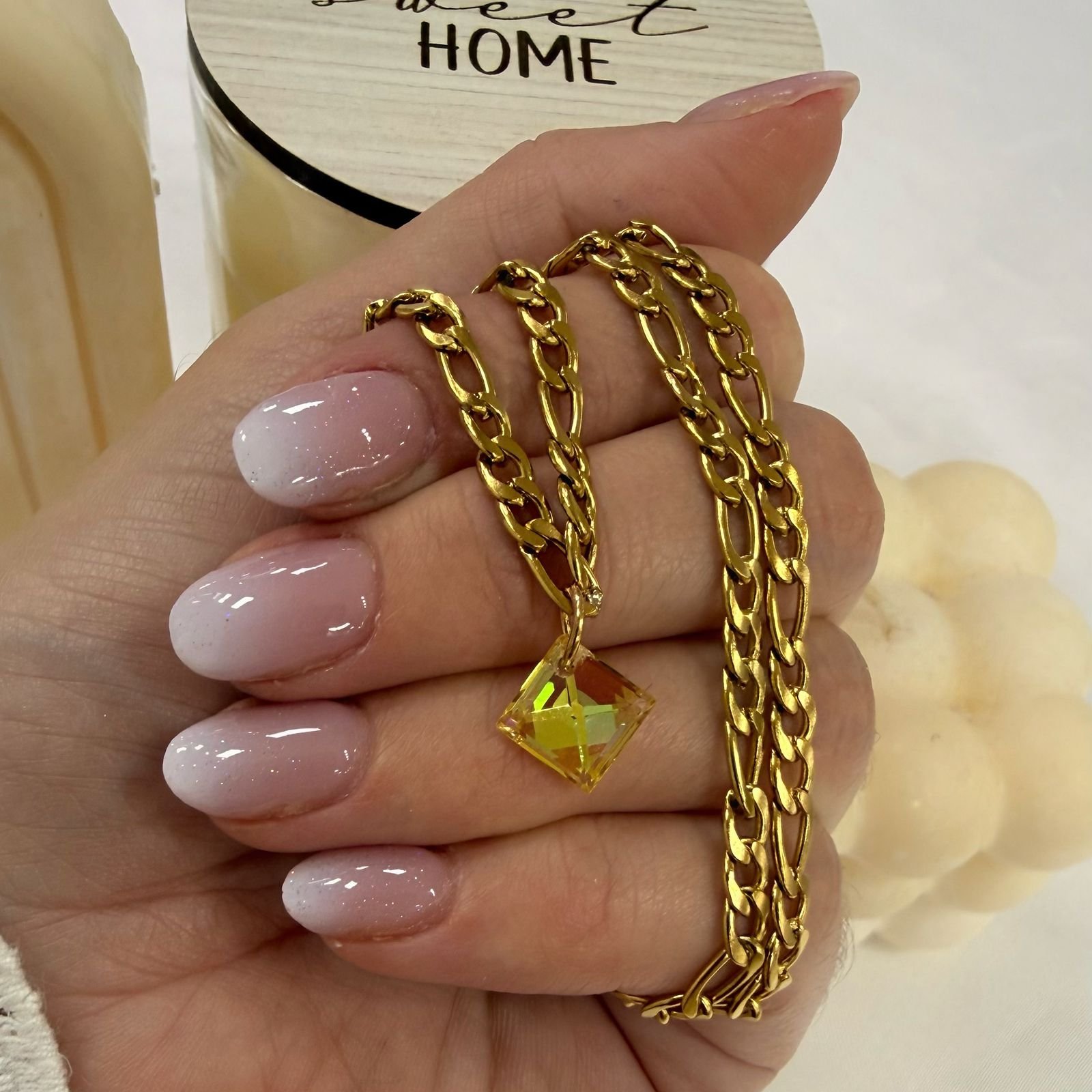 conjunto 3x1 con cubic cuadrado dorado - Image 3