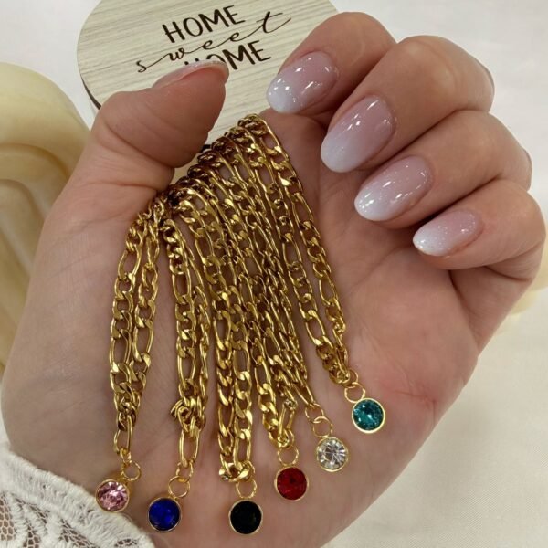 conjunto 3x1 con cubic susano dorado