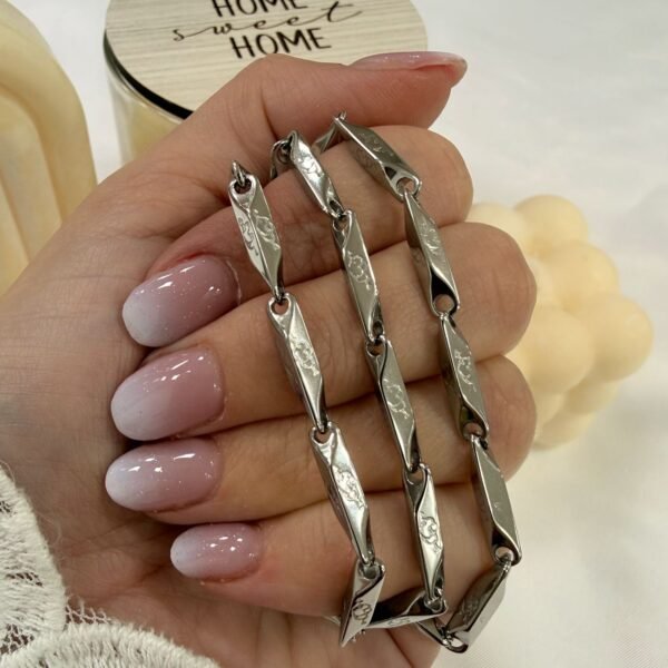 Cadena con tramos mod 2 x 60cm hombre a.q