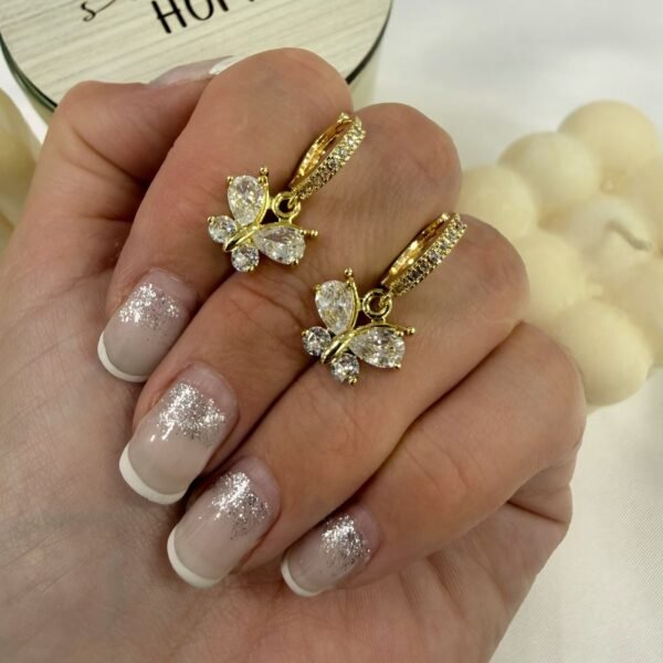 aros a argollas Acero dorado mod 36