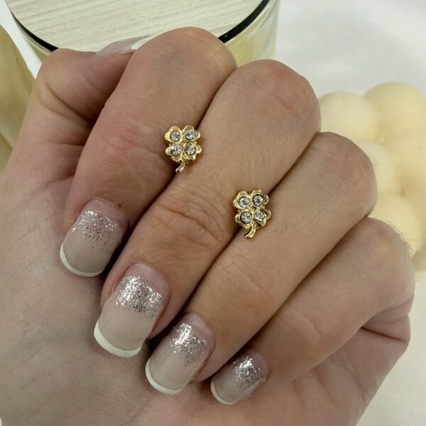 aros a pasantes dorado 19