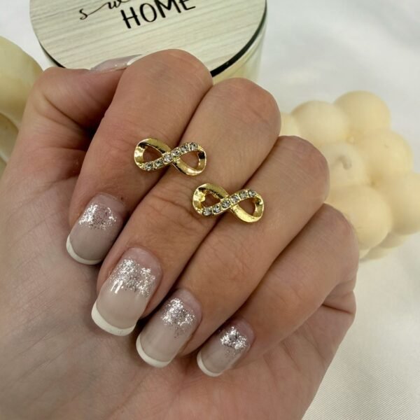 aros a pasantes dorado 14