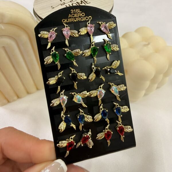 a a blister x 12 pares colibris