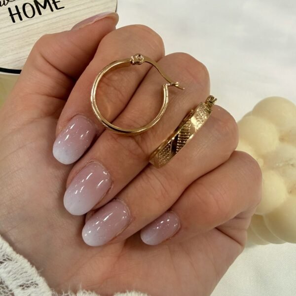 Alternative view of a a blister x 6 pares aros Rose mod 3 ($1000 el par)