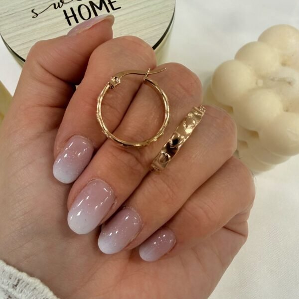 Alternative view of a a blister x 6 pares aros Rose mod 4 ($1000 el par)