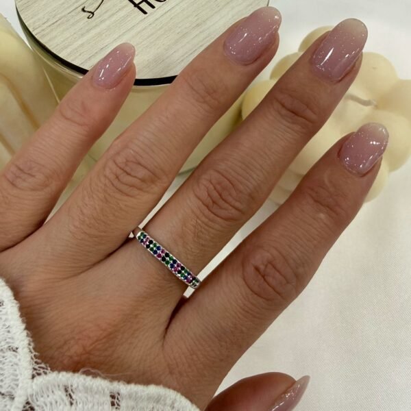 a Anillo AF microzirconia A multicolor