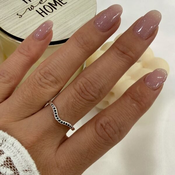 a Anillo AF microzirconia H negro