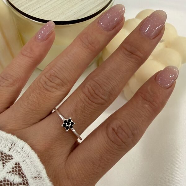 a Anillo AF microzirconia G negro