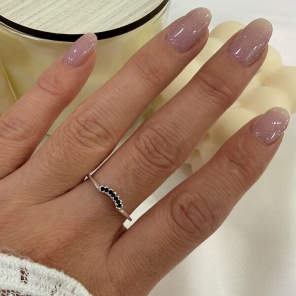 a Anillo AF microzirconia K negro