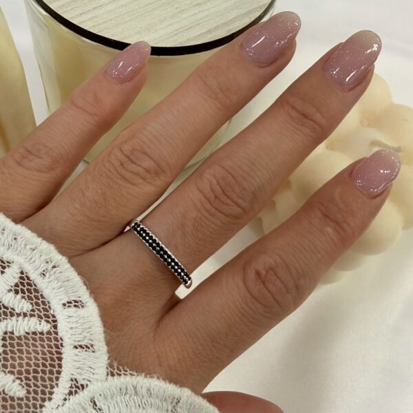 a Anillo AF microzirconia A negro