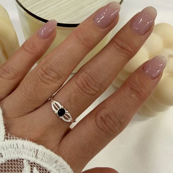 a Anillo AF esmaltado onix 2