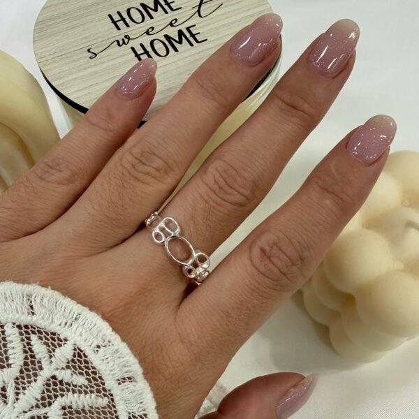 a Anillo AF formas liso 7