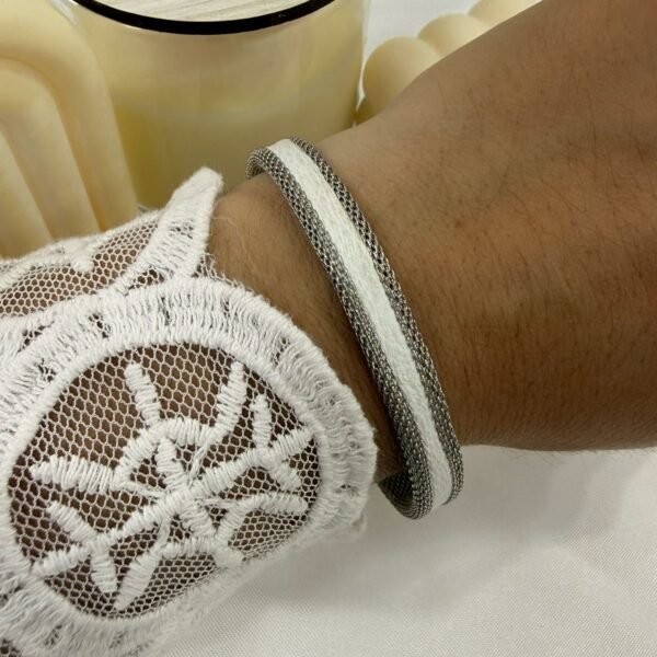 esclava con aplique cuero