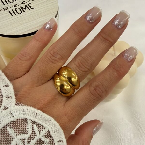 anillo a abud 54 regulable dorado