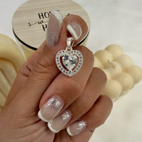 a a dije 0 corazon cubic blanco  a.b