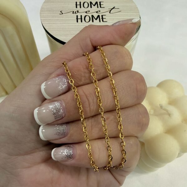 cadena forcet dorada x 45cm