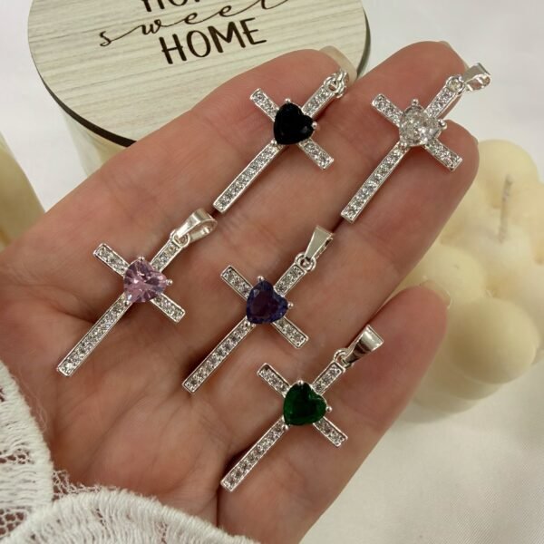 a a dije 0 cruz piedra colores a.b