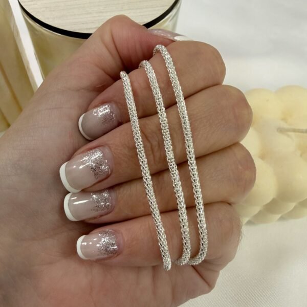 Cadena popcorn x 40 cm a.b