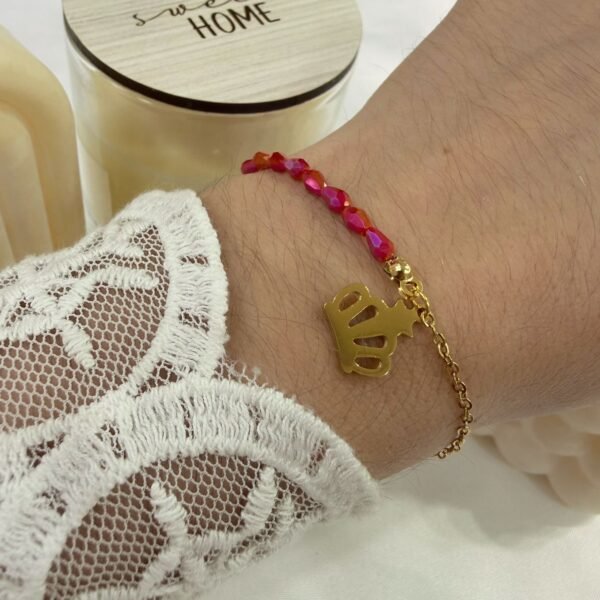 pulseras doradas mod A (colores varios)