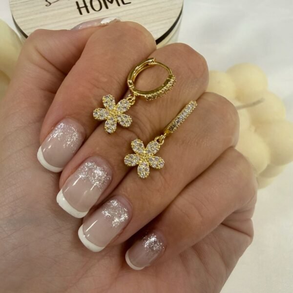 aros a argollas Acero dorado mod 21