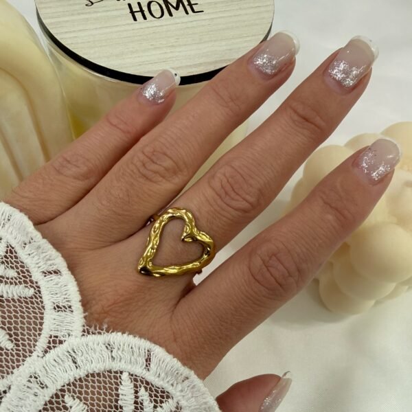 anillo a abud 57 regulable dorado