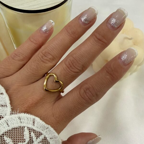 anillo a abud 59 regulable dorado